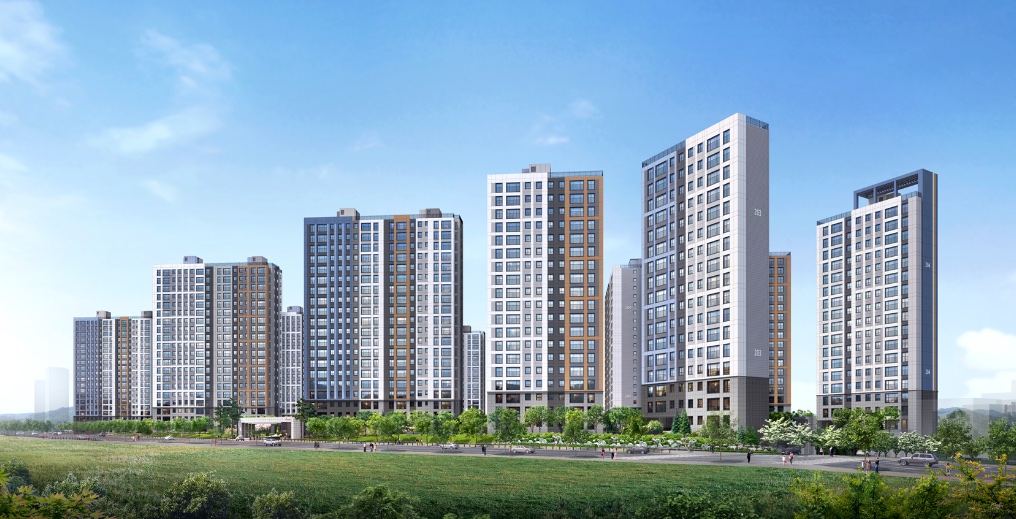 이천중리B2-BL 우미린 트리쉐이드 전경