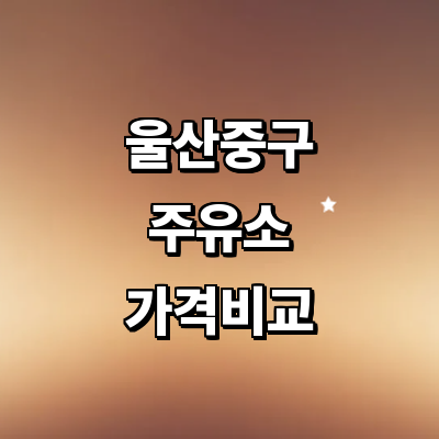 울산 중구 주유소