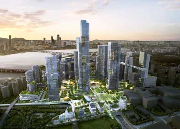 2024년 용산국제업무지구 조감도 이미지 < 출처 : 서울시 >