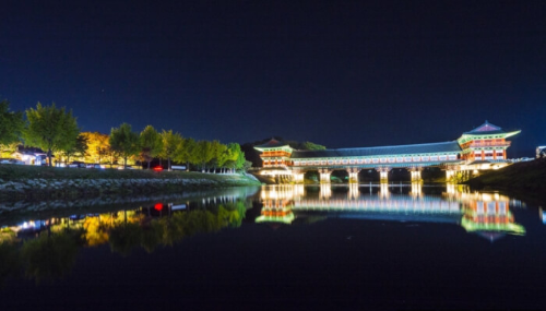 경주 월정교 야경