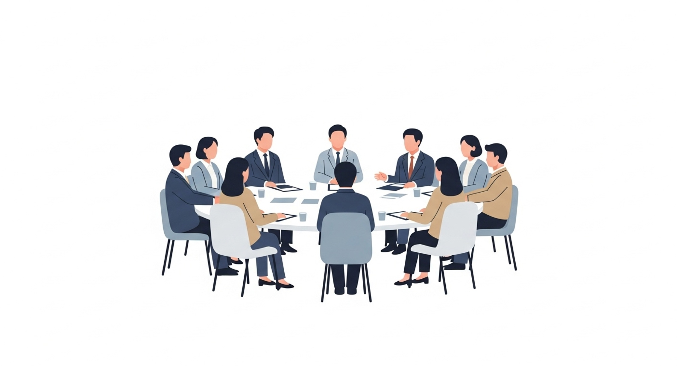 국민과 관계자가 연금 제도 개선을 논의하는 회의 장면, 공정성 강화를 표현해야 합니다.