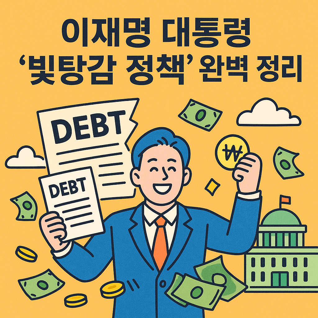 이재명 대통령 &lsquo;빚탕감 정책&rsquo;(새출발기금) 완벽 정리
