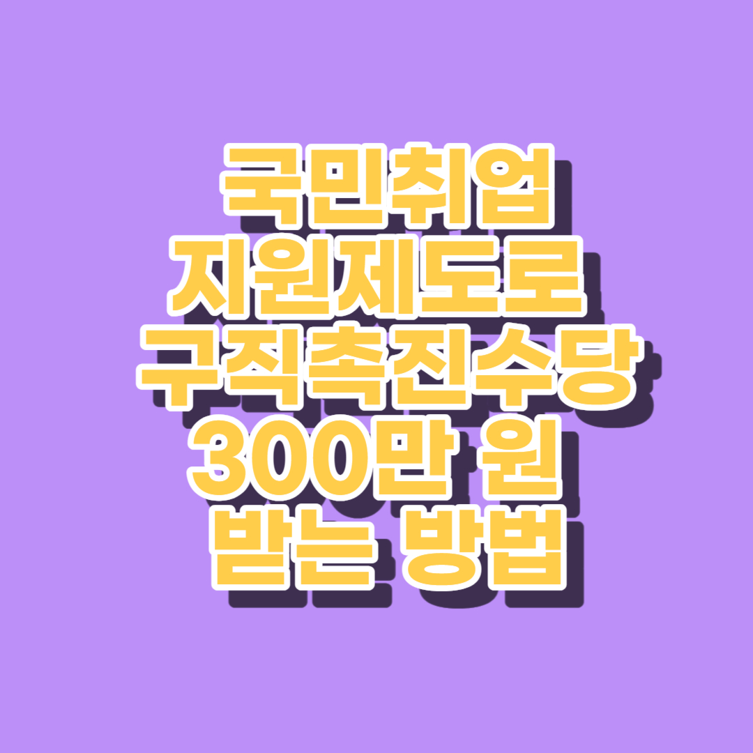 국민취업지원제도