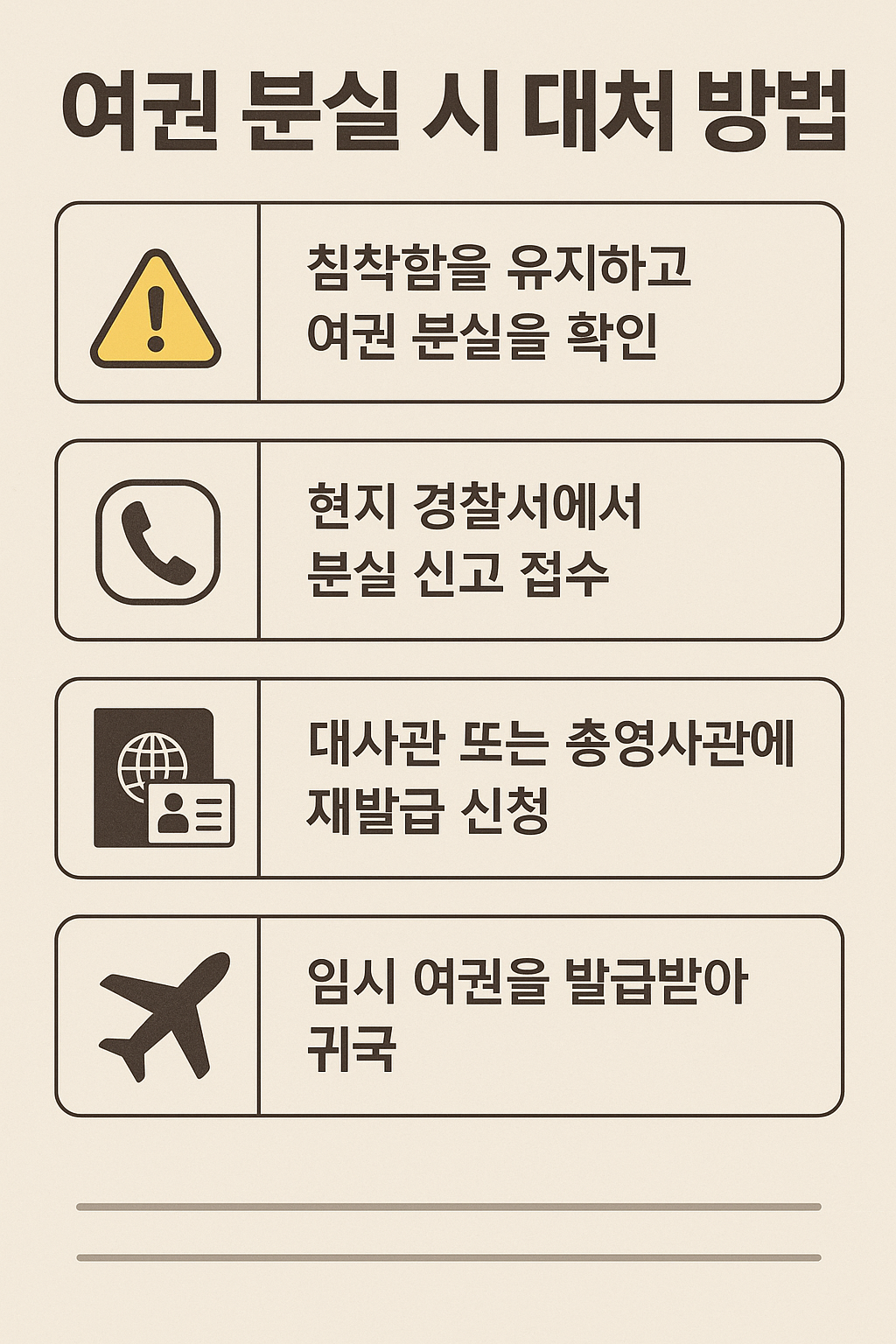 여행 중 여권을 분실했을 때 반드시 알아야 할 단계별 대처 방법 정리