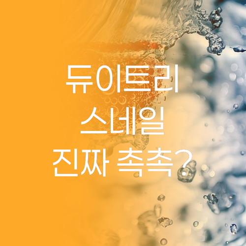 듀이트리 스네일 에센스워터 솔직 후기