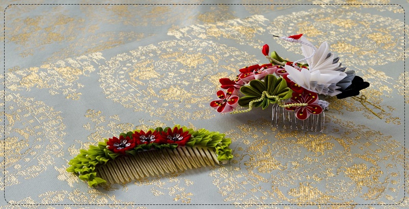 비녀처럼 생긴 머리핀 2개