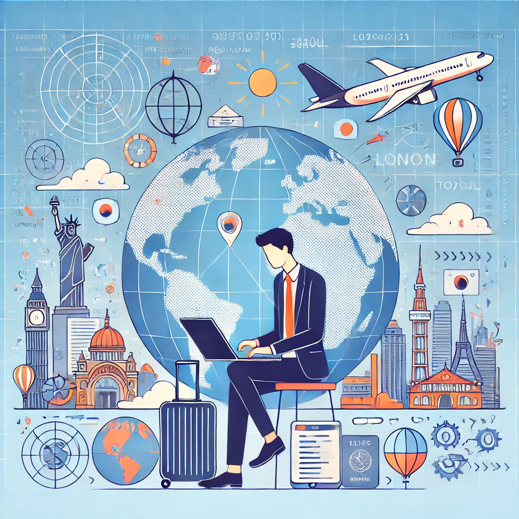 IT 직종의 해외진출 (해외취업, 유학, IT전문가) 관련 이미지 사진