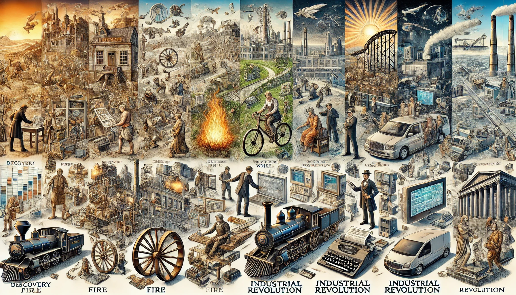 인류사를 바꾼 기술 혁신의 순간