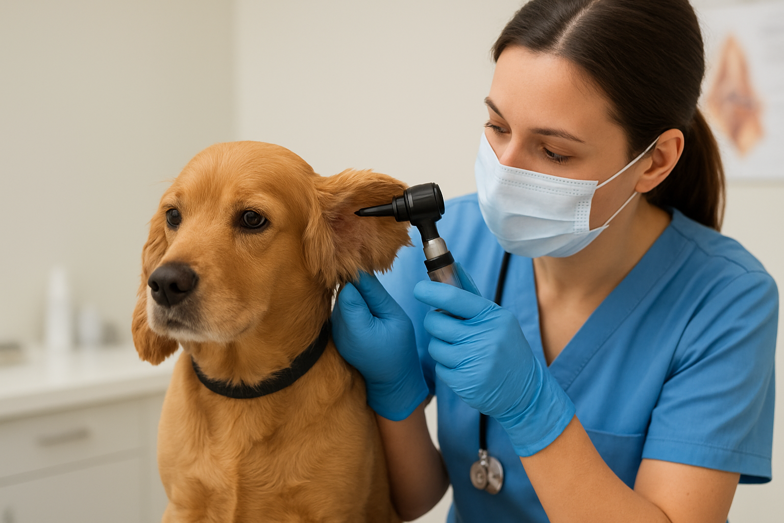 강아지 귀 염증 치료