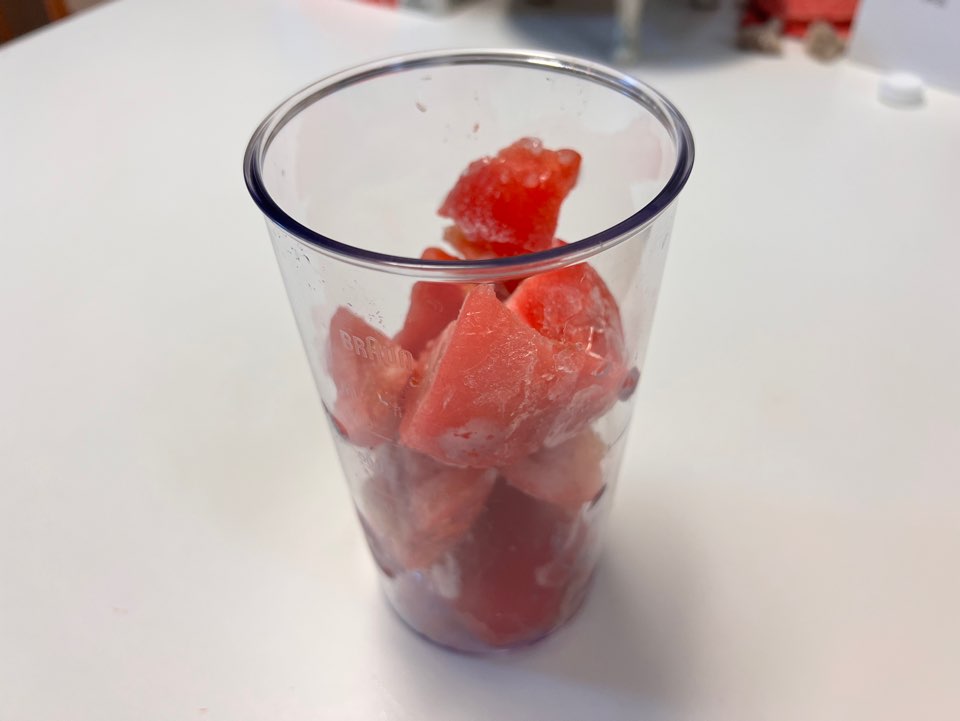 핸드블랜더 추천 레시피 두번째 - 토마토 스무디