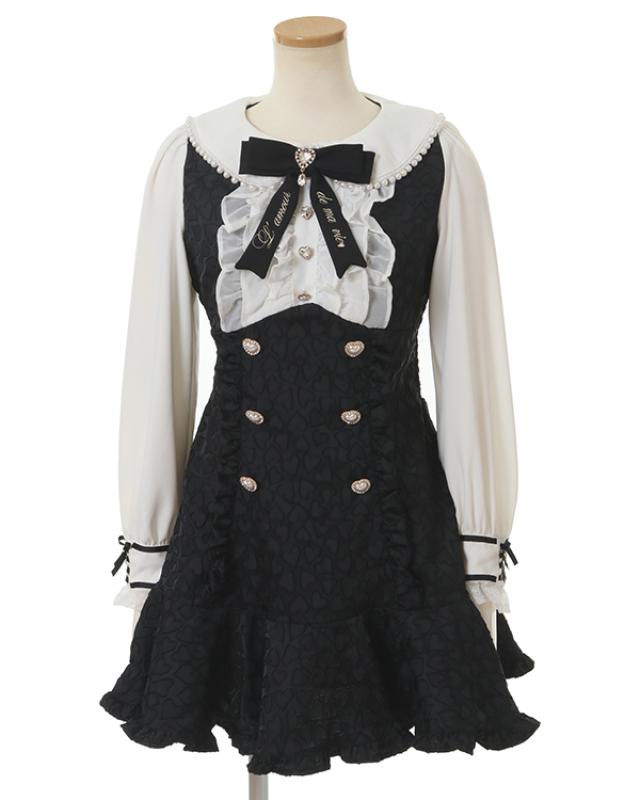 LIZ LISA 리즈리사 하트 자가드 원피스