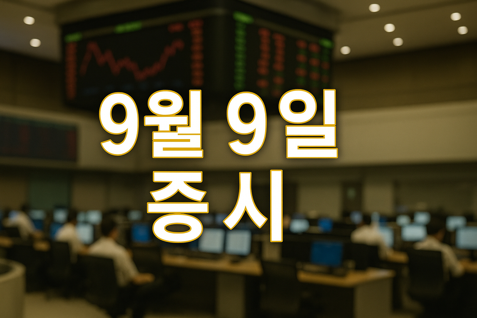 2025년 9월 9일 증시