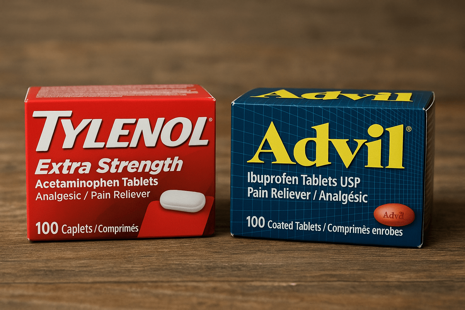 캐나다 타이레놀과 애드빌