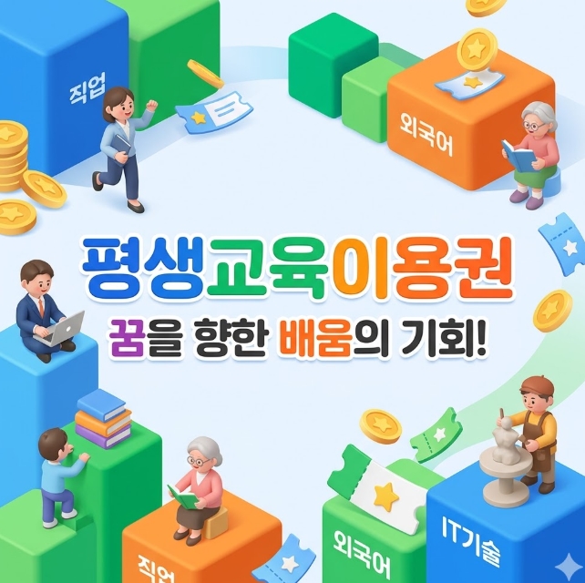 평생교육이용권 신청방법 사용처