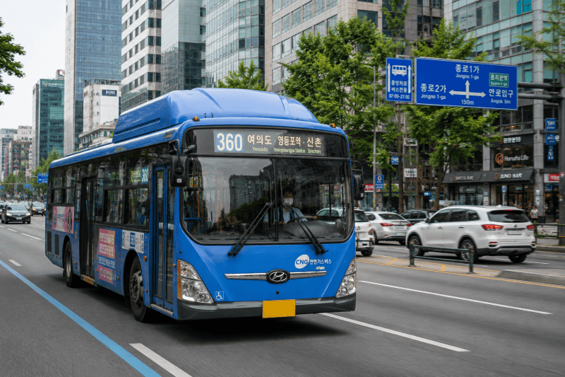 버스 안에서 느낀 한국