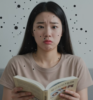 눈앞에 점이 둥둥… 혹시 비문증인가요?