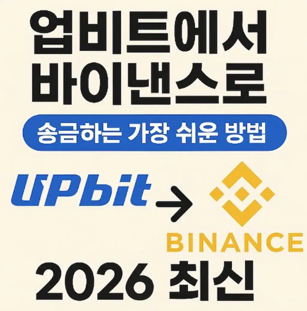 업비트에서 바이낸스로 입금하는 가장 쉬운 방법