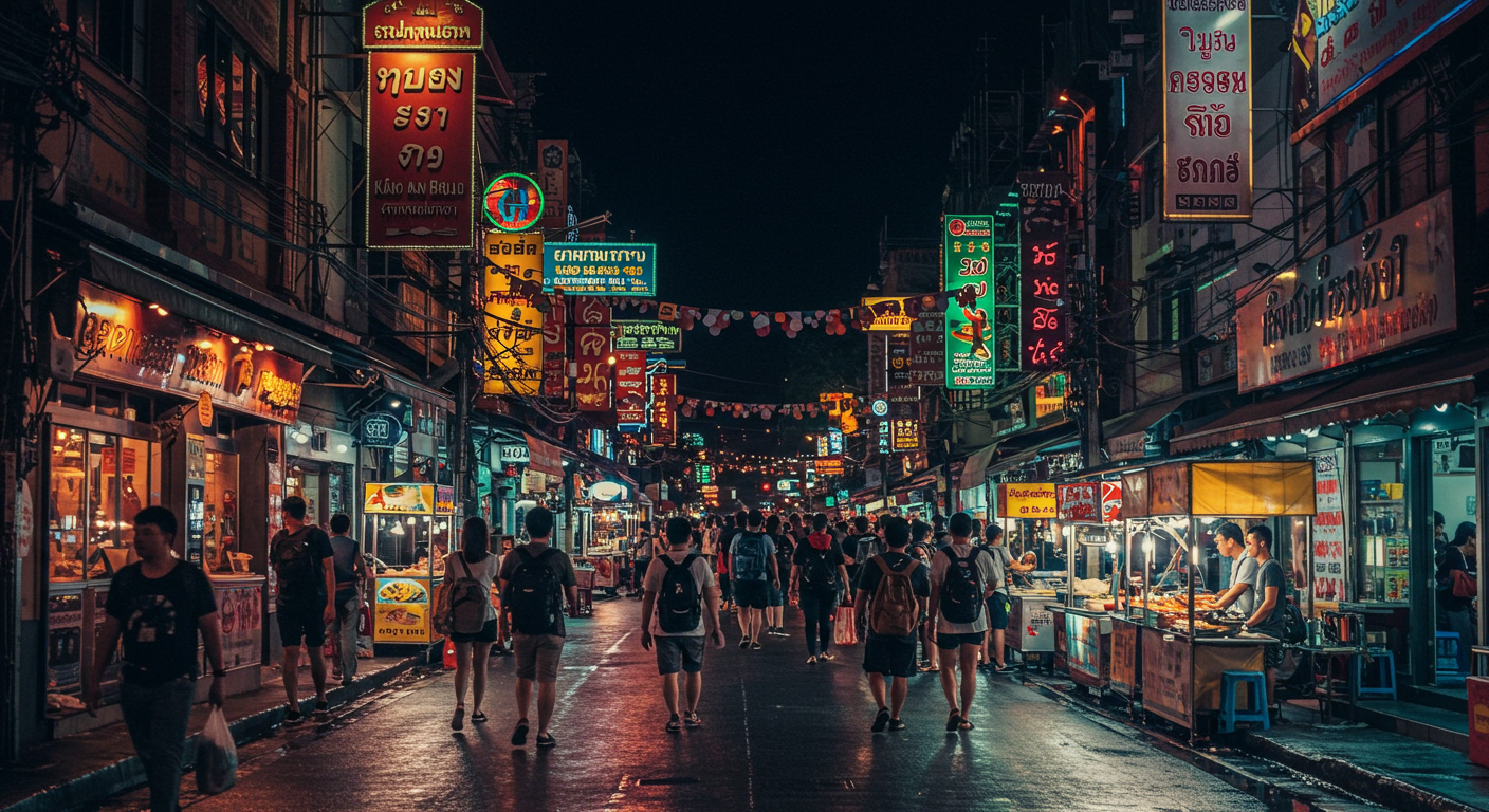 방콕 카오산 로드 숙소