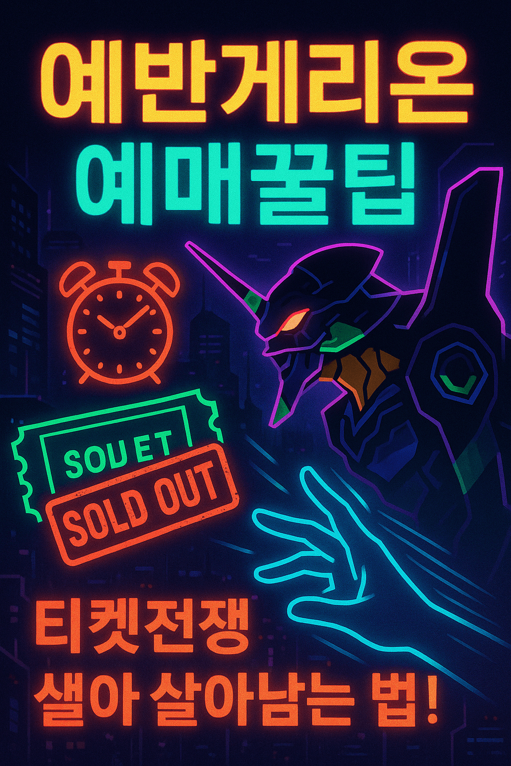 에반게리온 티켓예매 빠르게 하는 방법