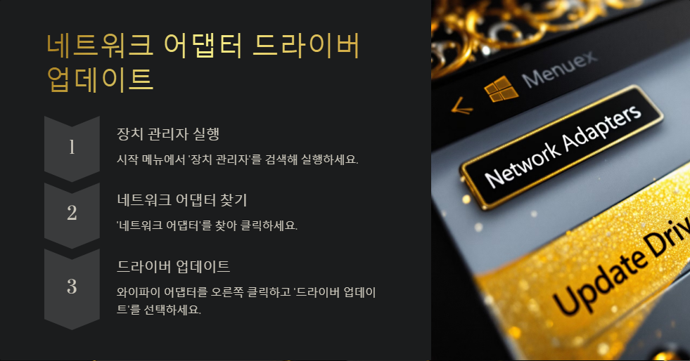 윈도우11 와이파이 연결 안될 때 해결하는 방법