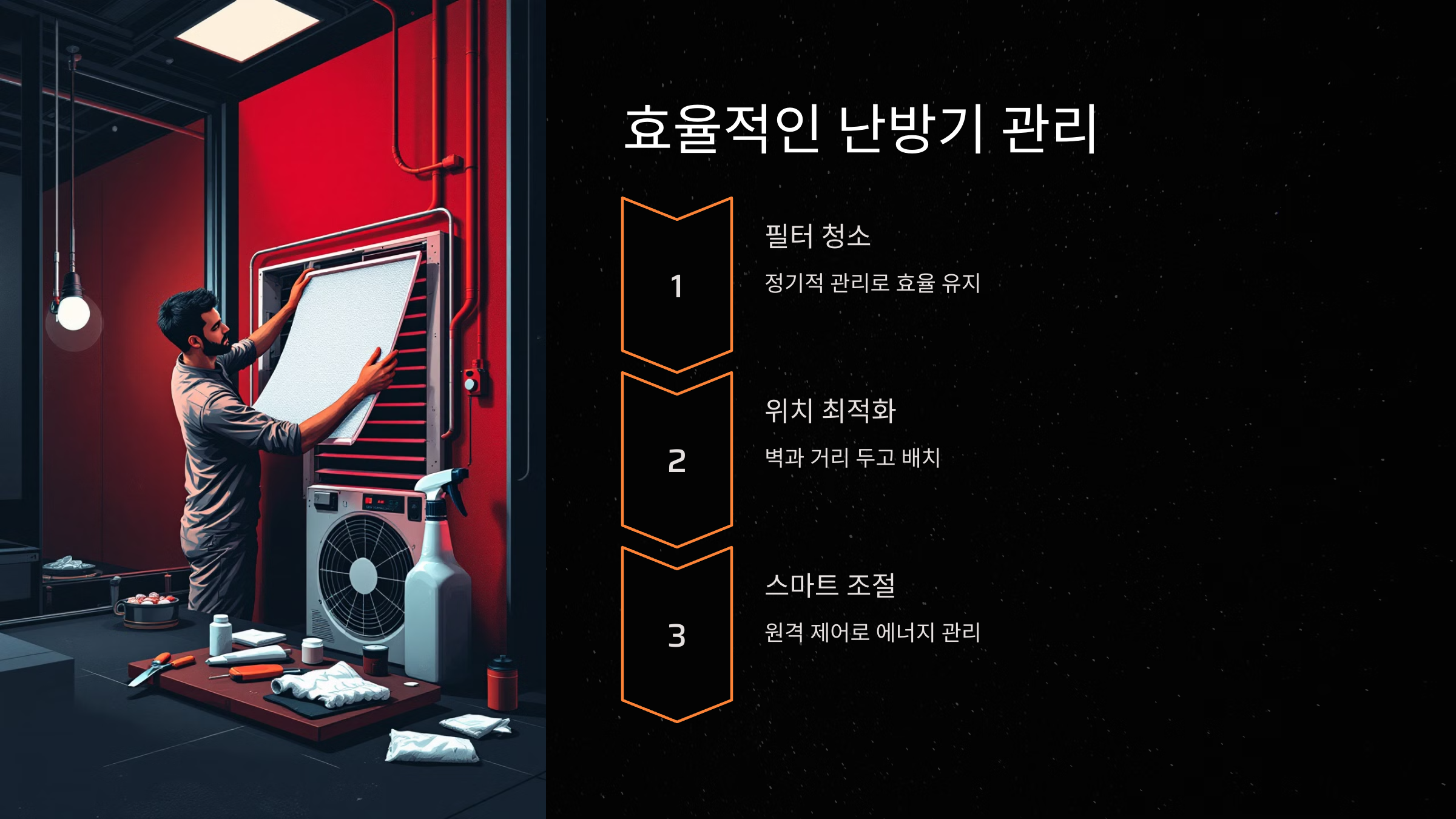 효율적인 난방기 관리