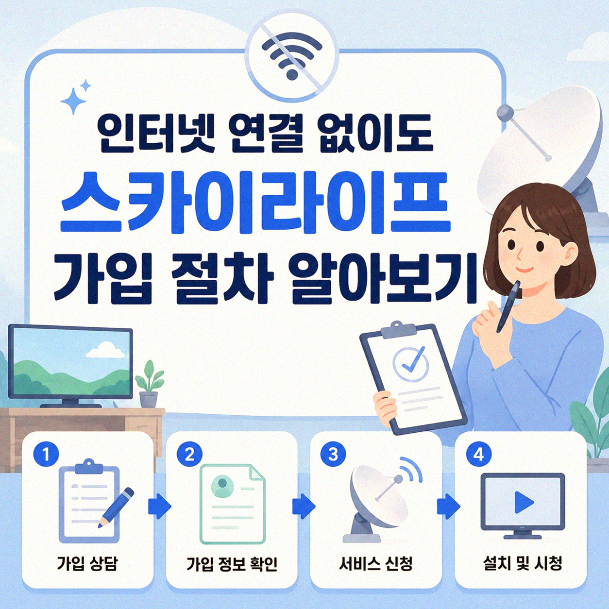 인터넷 없어도 스카이라이프 가입 가능한지 궁금하신가요