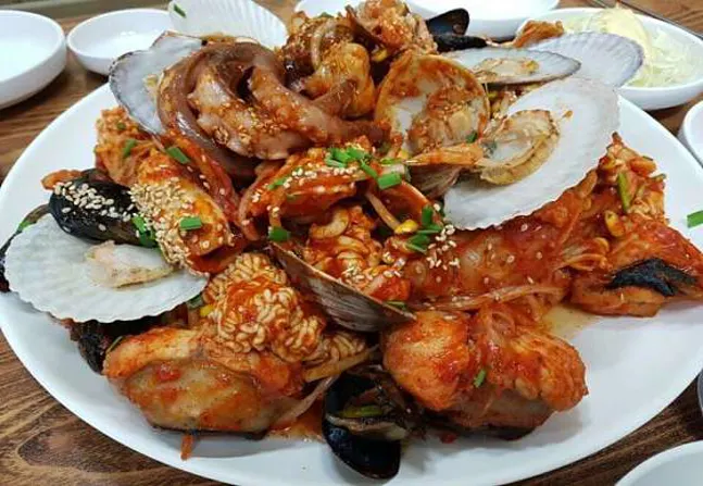 불타는낙지해물찜