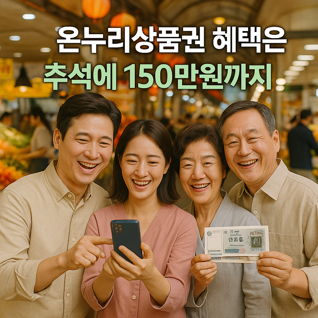 온누리상품권 추석 혜택