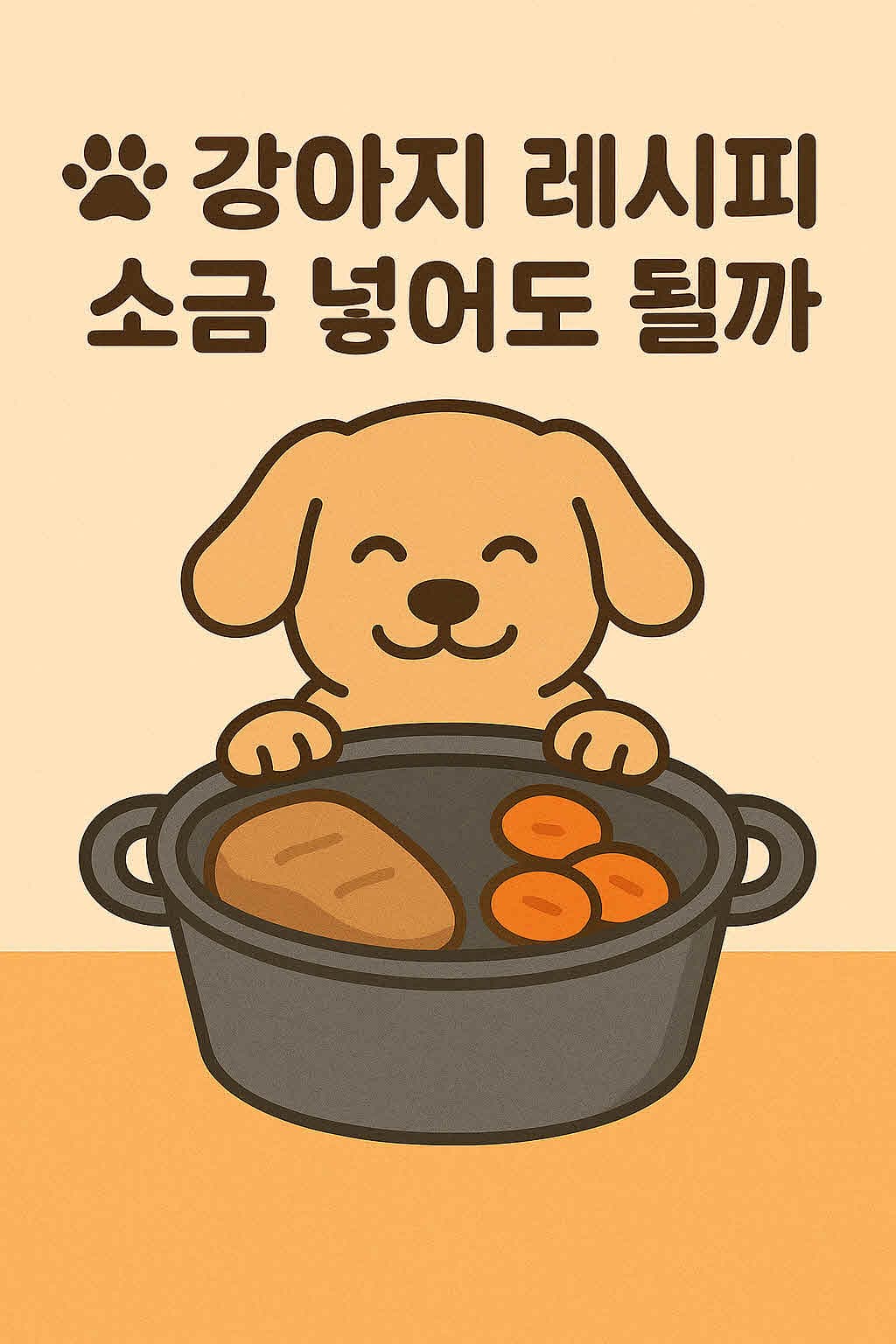 강아지가 소금을 먹어도 될까? 강아지 음식 만들기 전 꼭 확인!