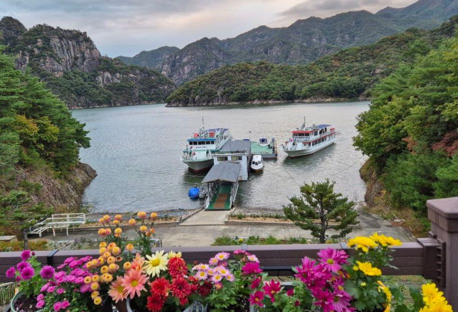 충주호유람선 장회나루