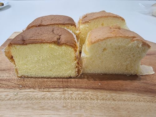 카스테라 단면 비교