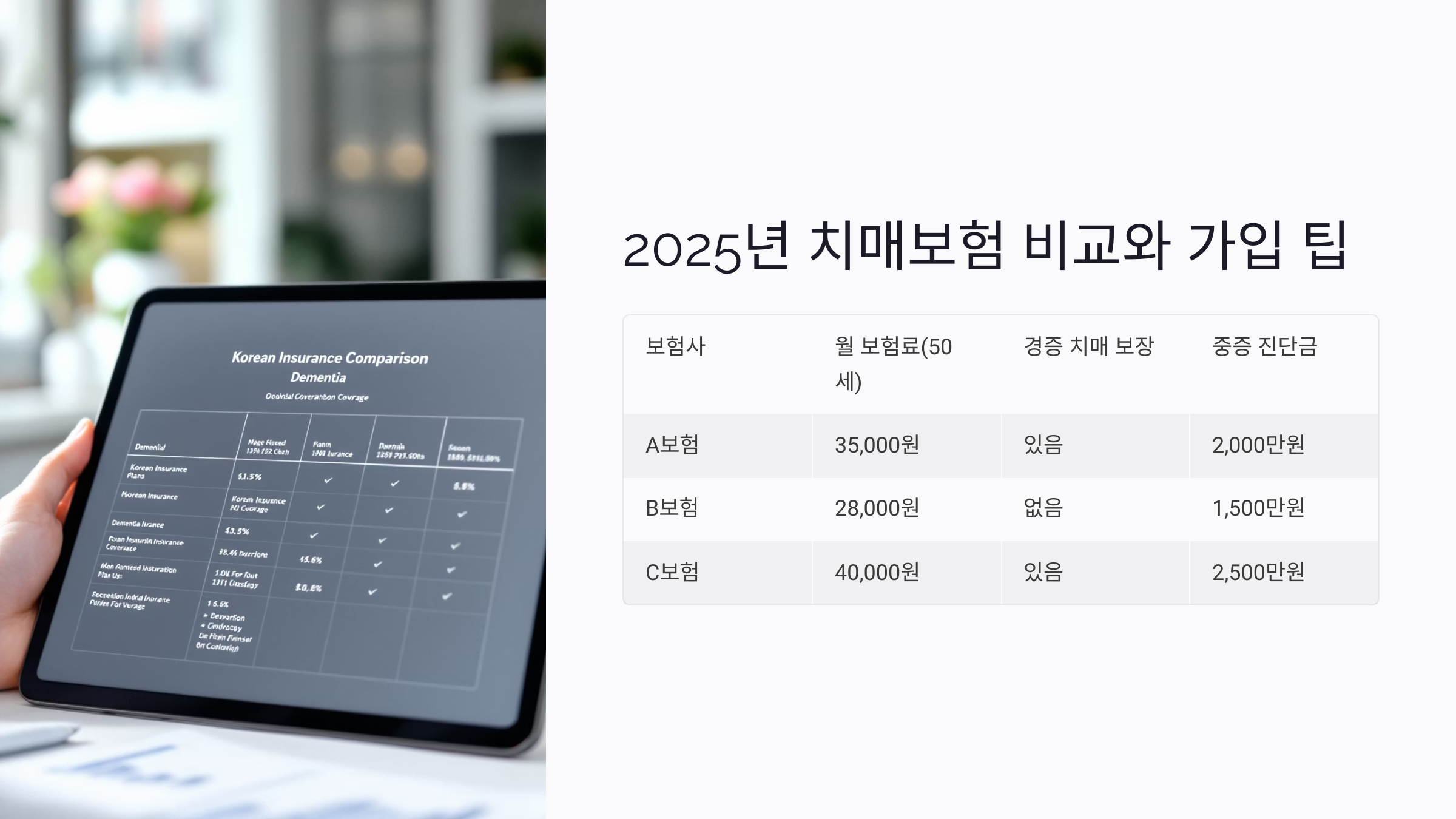 치매보험이란 무엇인가
