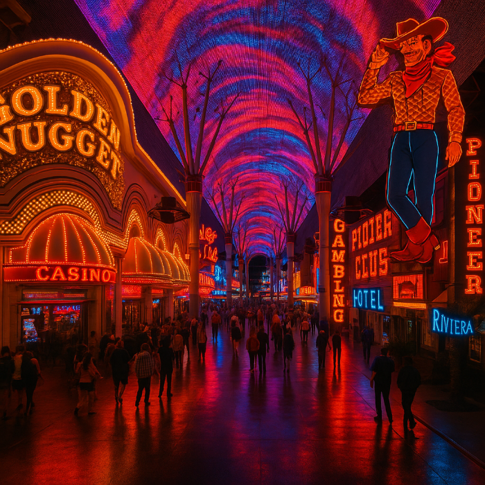 라스베이거스 프리몬트 스트리트(Fremont Street) 야경