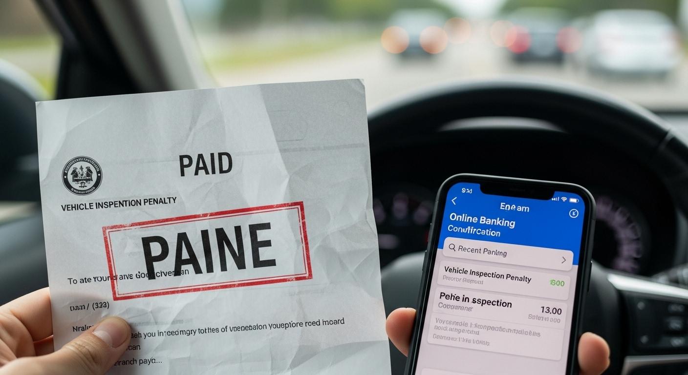 자동차 정기검사 과태료 납부