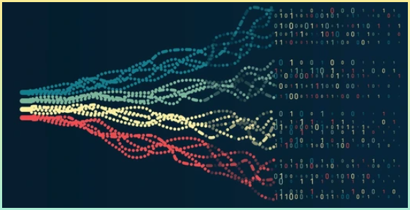 정렬 알고리즘이 정렬되는 느낌을 시각적으로 표시해주는 이미지