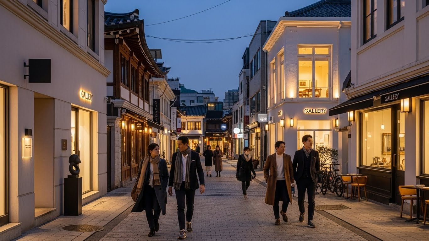 성북동 카페 거리의 여유
