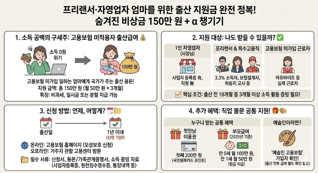 1인사업자 출산급여