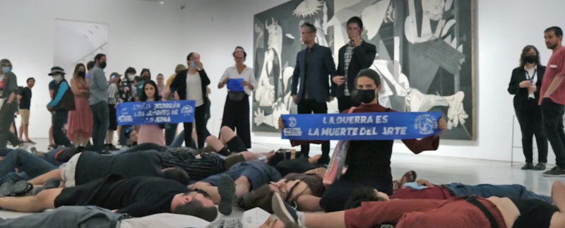 게르니카는 반전 메세지를 전하는 상징이 되었다.