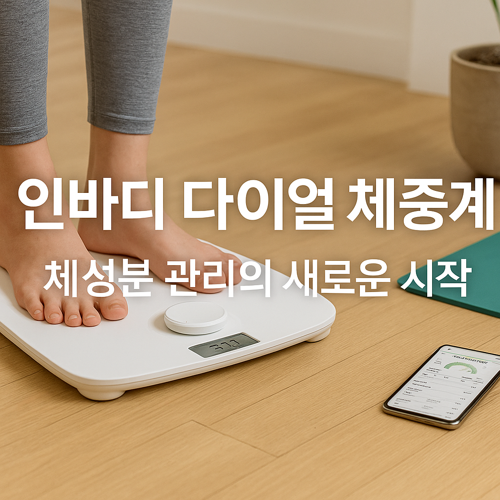 인바디 다이얼 체중계, 스마트한 건강관리의 시작