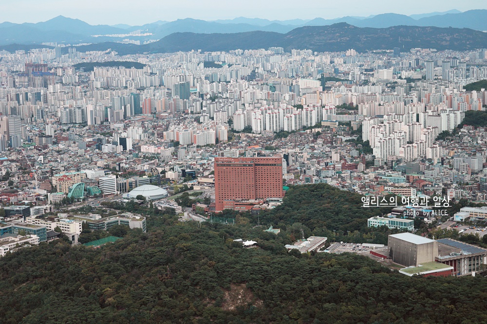 N서울타워 전망대에서 보는 서울전경, 입장권 최저가 예약방법, 대중교통(남산 순환버스) 서울 가볼만한곳