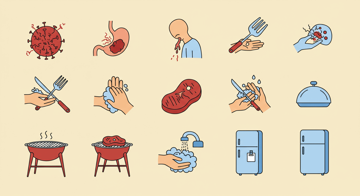 &quot;장염 유행과 식중독 위험&quot;에 대한 이미지입니다.