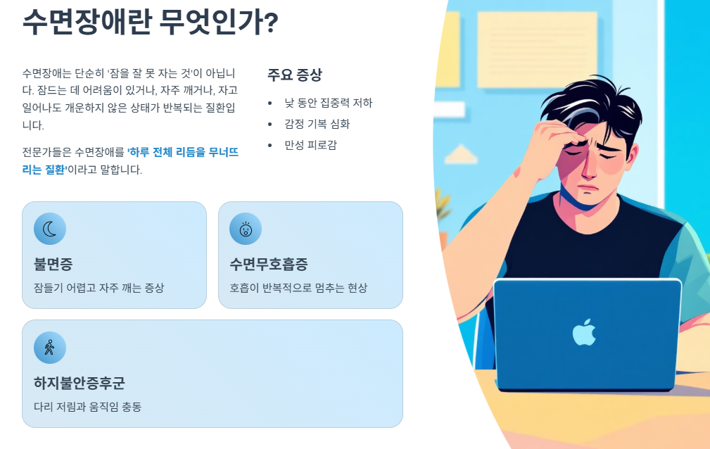 수면장애란 무엇인가?