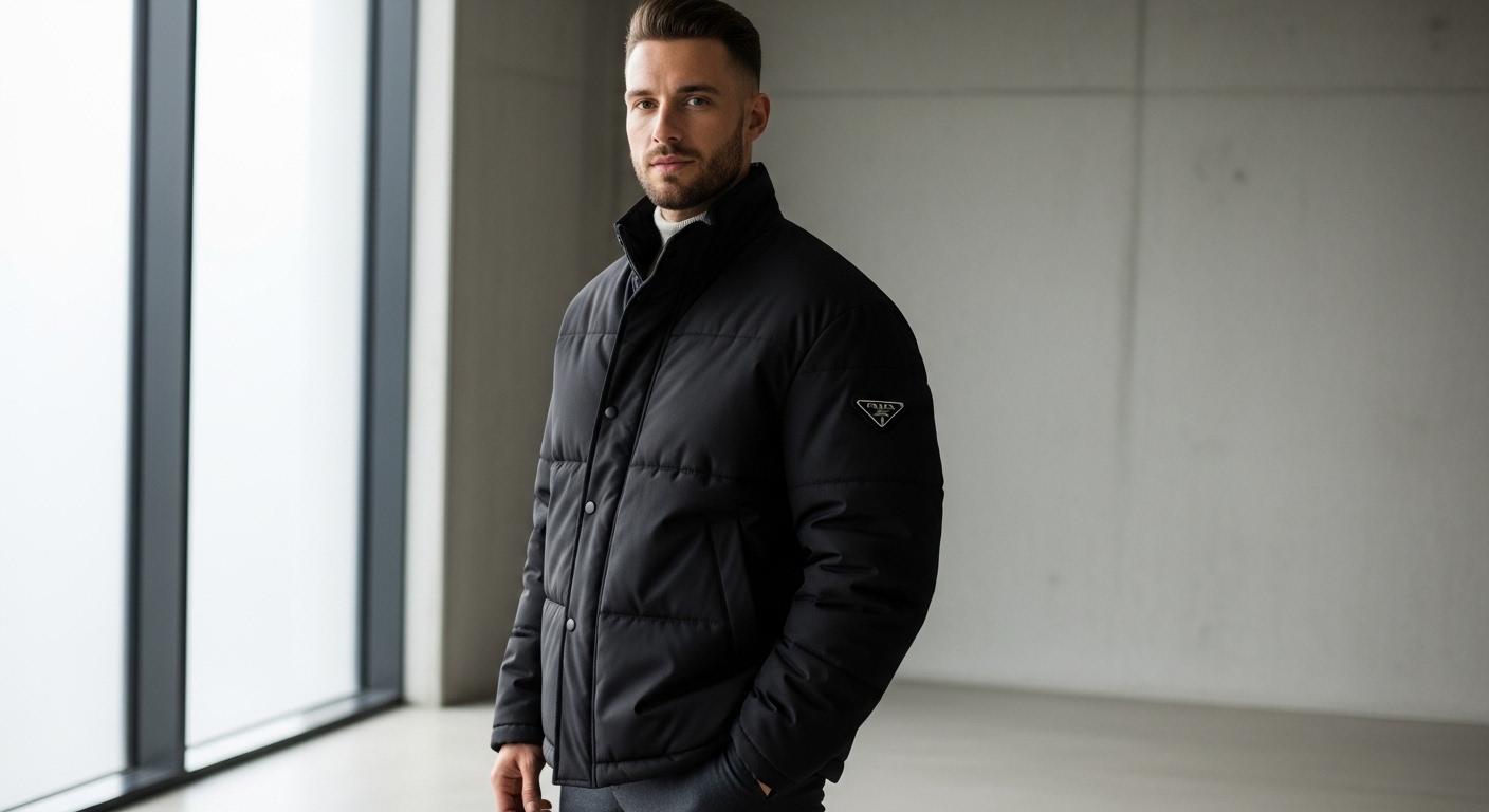 프라다 패딩 남자