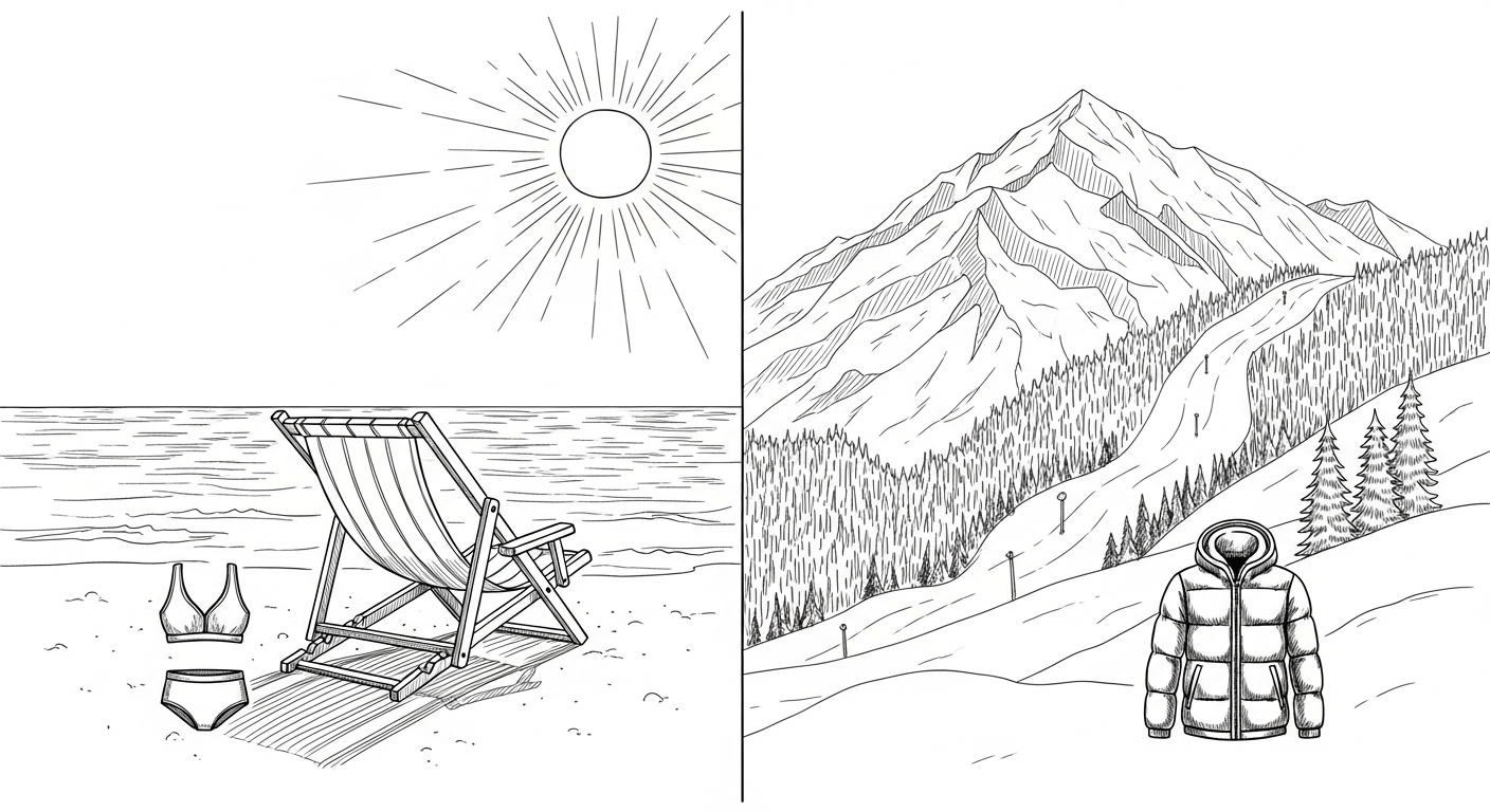 여행지 날씨별 필수 준비물 비교