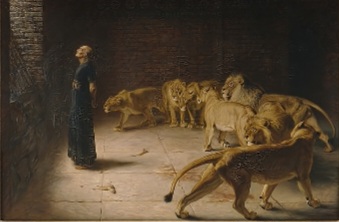 브리튼 리비에르의 왕에게 답하는 다니엘