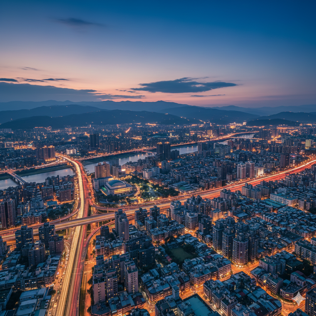 대만의 여행지로 급부상하고 있는 타이중