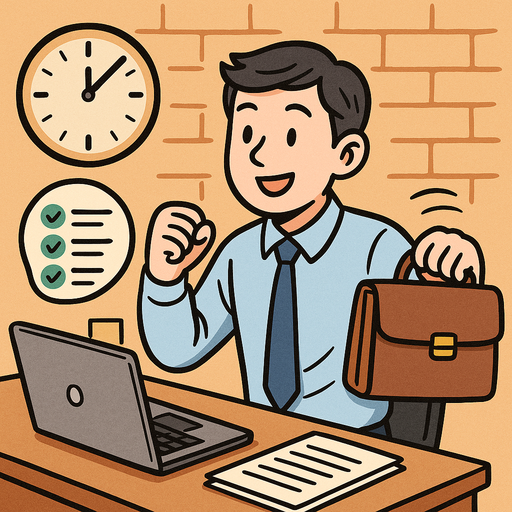 야근 없이 퇴근하는 사람들의 시간 관리 비밀