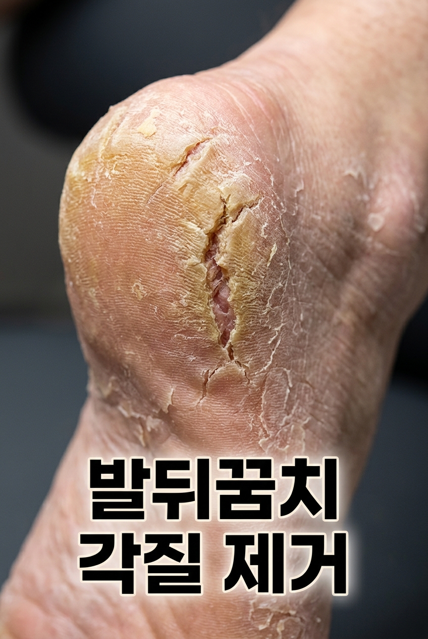 발각질제거기 효과 전후 비교