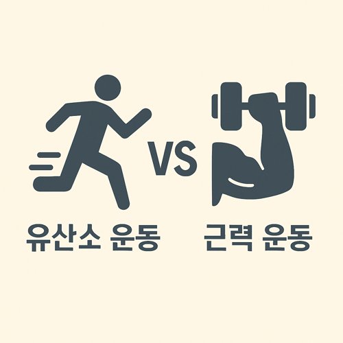 유산소 운동 vs 근력 운동 관련된 이미지
