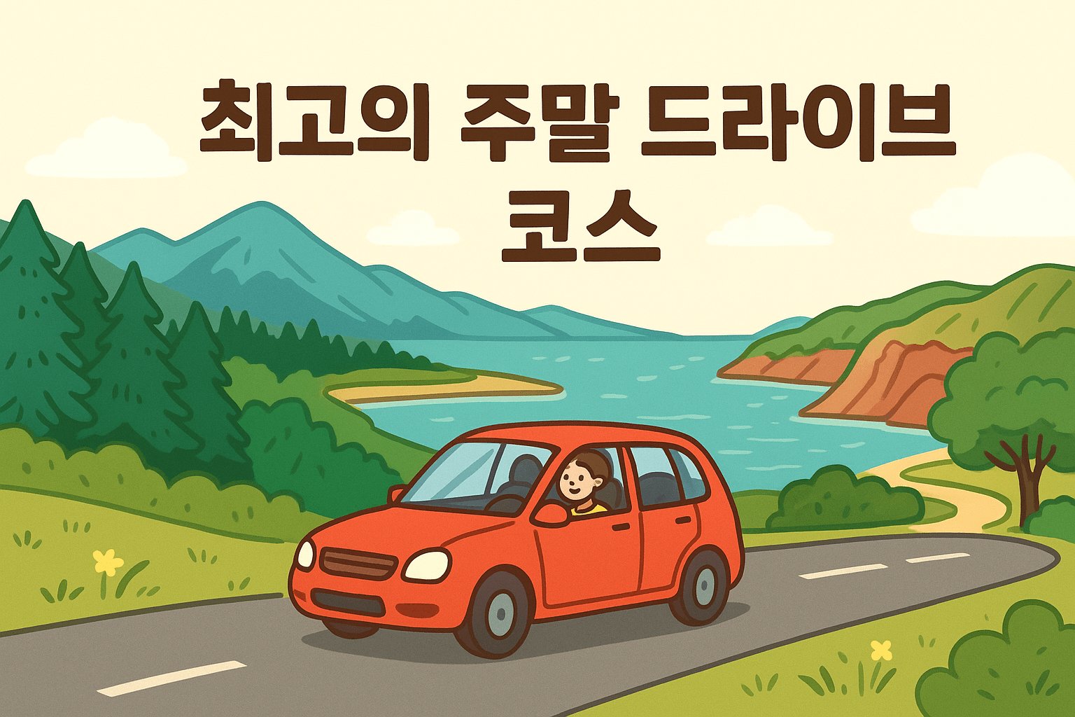 완벽한 주말 나들이: 근교 드라이브 코스 추천